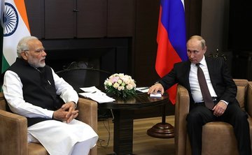 Economic Times: обнародованы ключевые темы диалога Моди с Путиным в России
